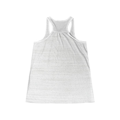 Don't Mess With a Woman who knows how to stage a Crime Scene Women's Flowy Racerback Tank Gift for True Crime Lovers