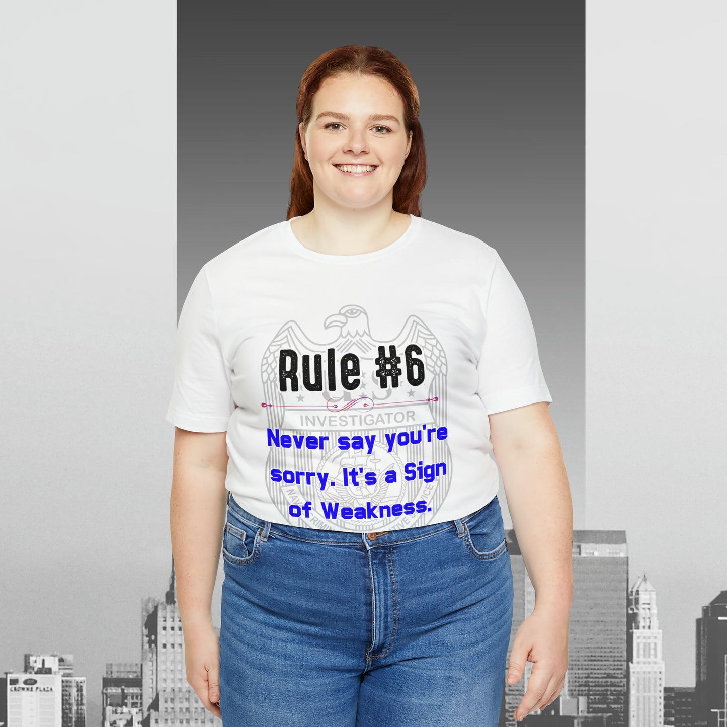 Rules of Gibbs #6 Never Say You're Sorry Unisex Jersey Short Sleeve Tee