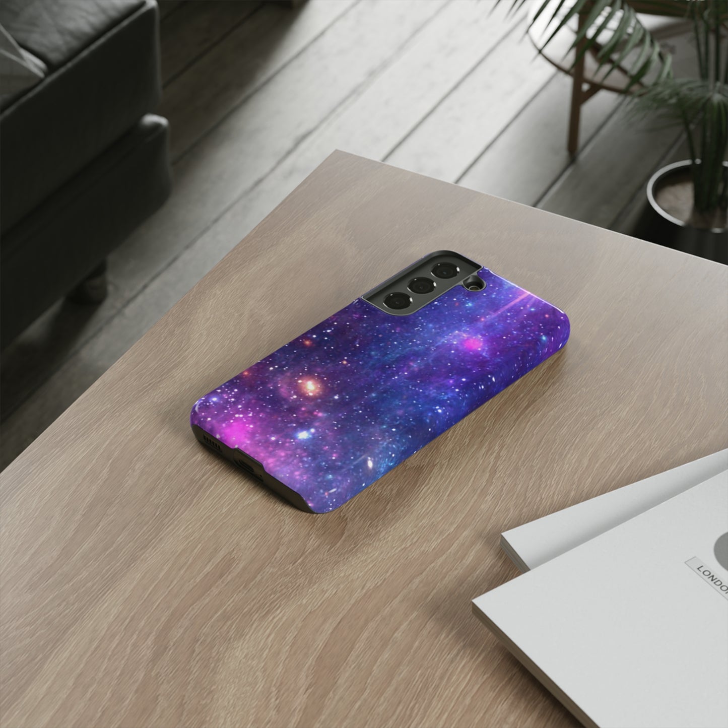 Purple Beyond the Stars Outer Space Out of this World Tough Cases (iPhone, Google, Samsung)