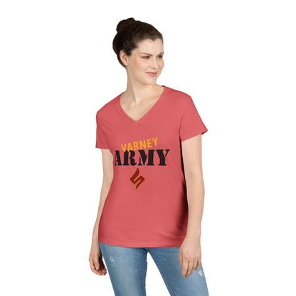 Varney Army Ladies' V-Neck T-Shirt — The Shuli Network Support Tee