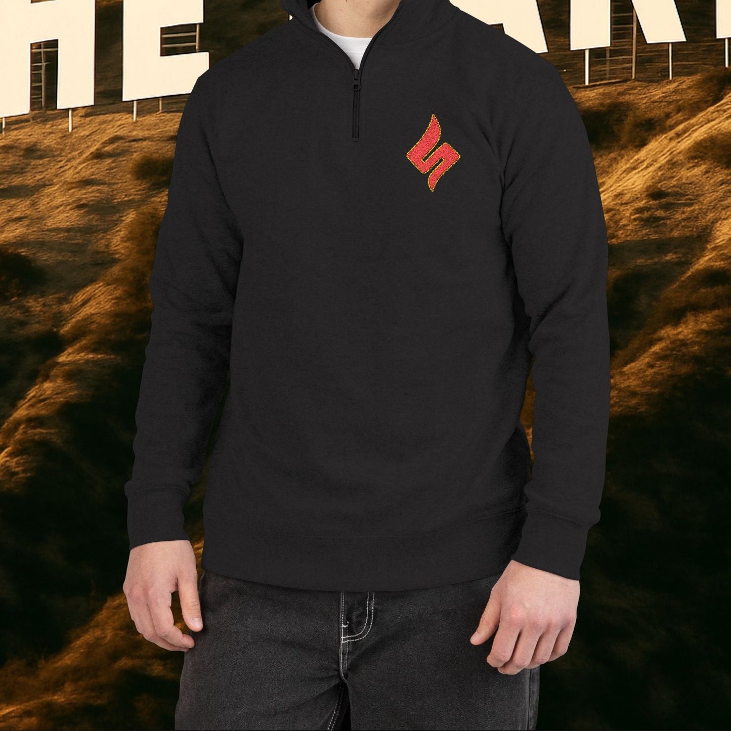 The Shuli Network Quarter‑Zip Cozy Fleece Sweatshirt