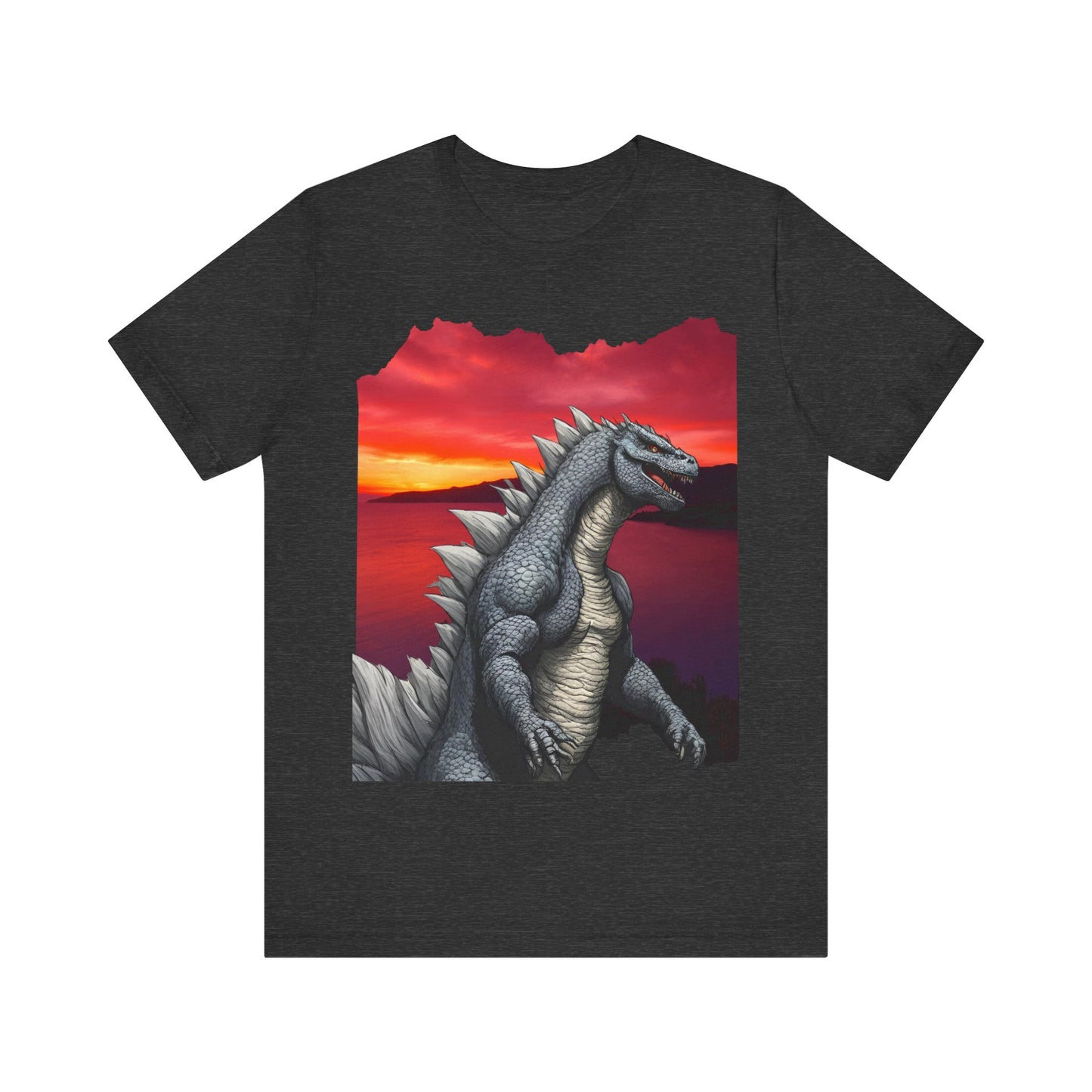 🦎 “Godzilla-Inspired Lizard Unleashed Tee: Roar Your Style!” 🌟Unisex Jersey Short Sleeve Tee