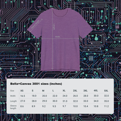 The Future is now Cyber Punk Guy Unisex Jersey Short Sleeve Tee