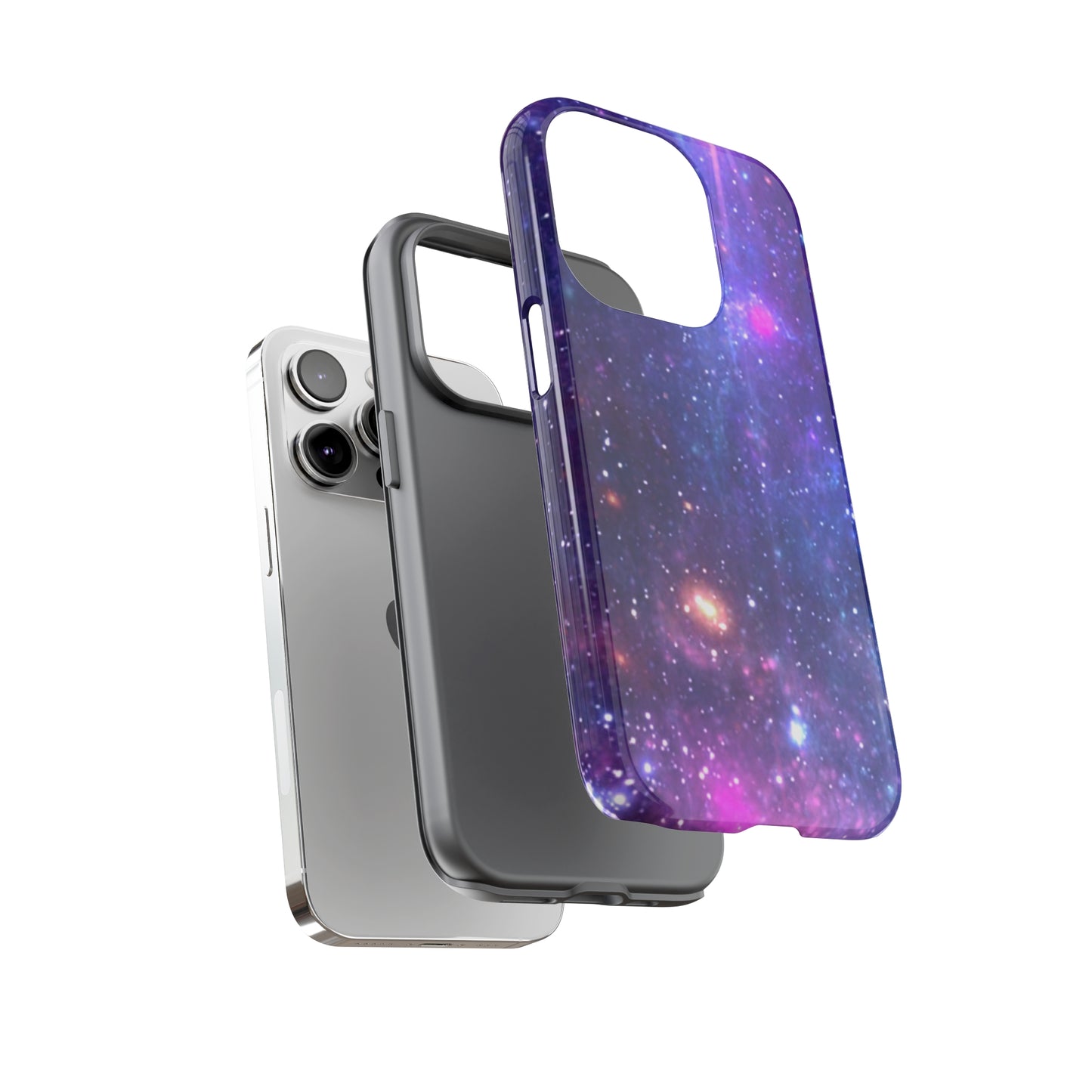 Purple Beyond the Stars Outer Space Out of this World Tough Cases (iPhone, Google, Samsung)