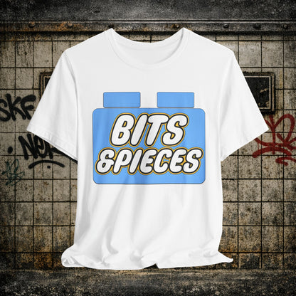 Bits & Pieces Graphic Tee One Size Fits All… Jokes?”