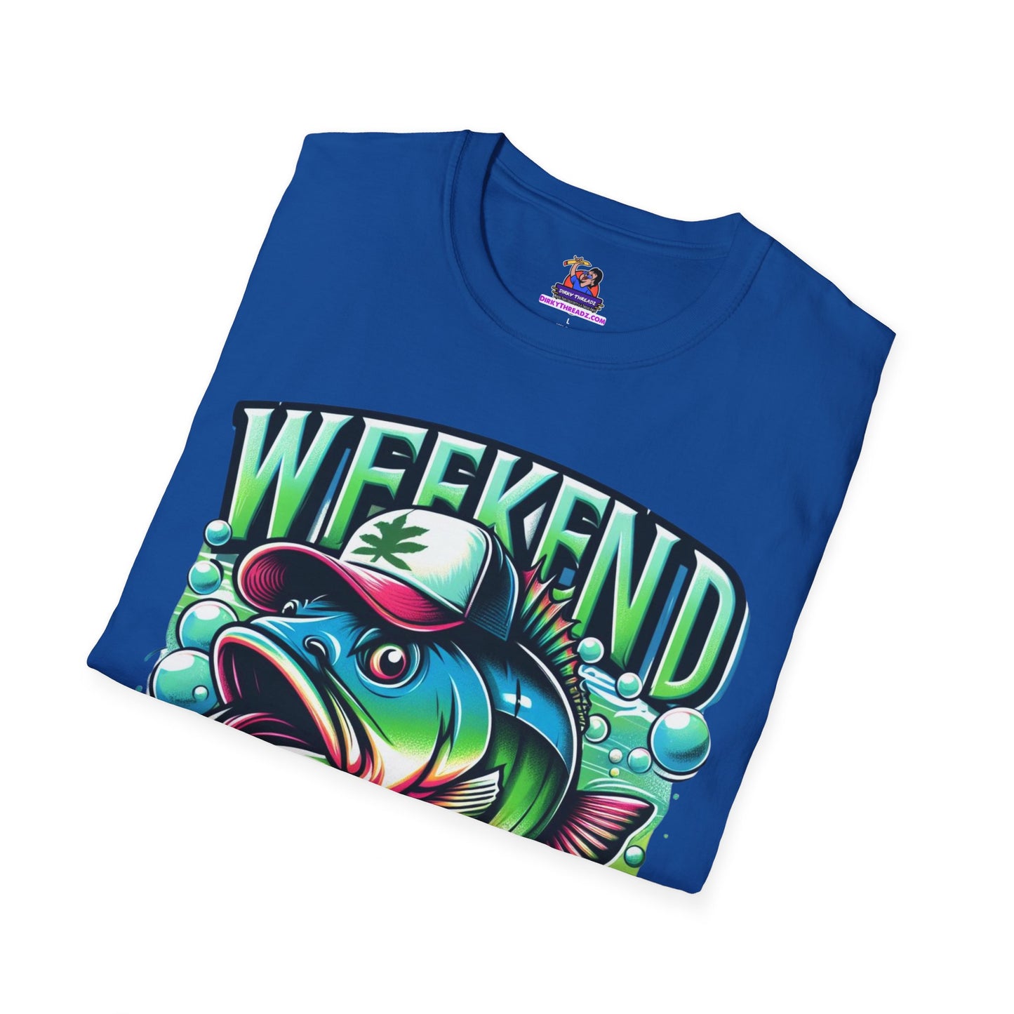 Weekend Hooker Unisex Softstyle T-Shirt Fishing humor, Fisherman Gift Pun T-Shirt Funny Fish Tee Fishy Vibes Unique Unisex Tee