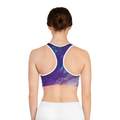 Outer Space Out of this World Sports Bra (AOP)