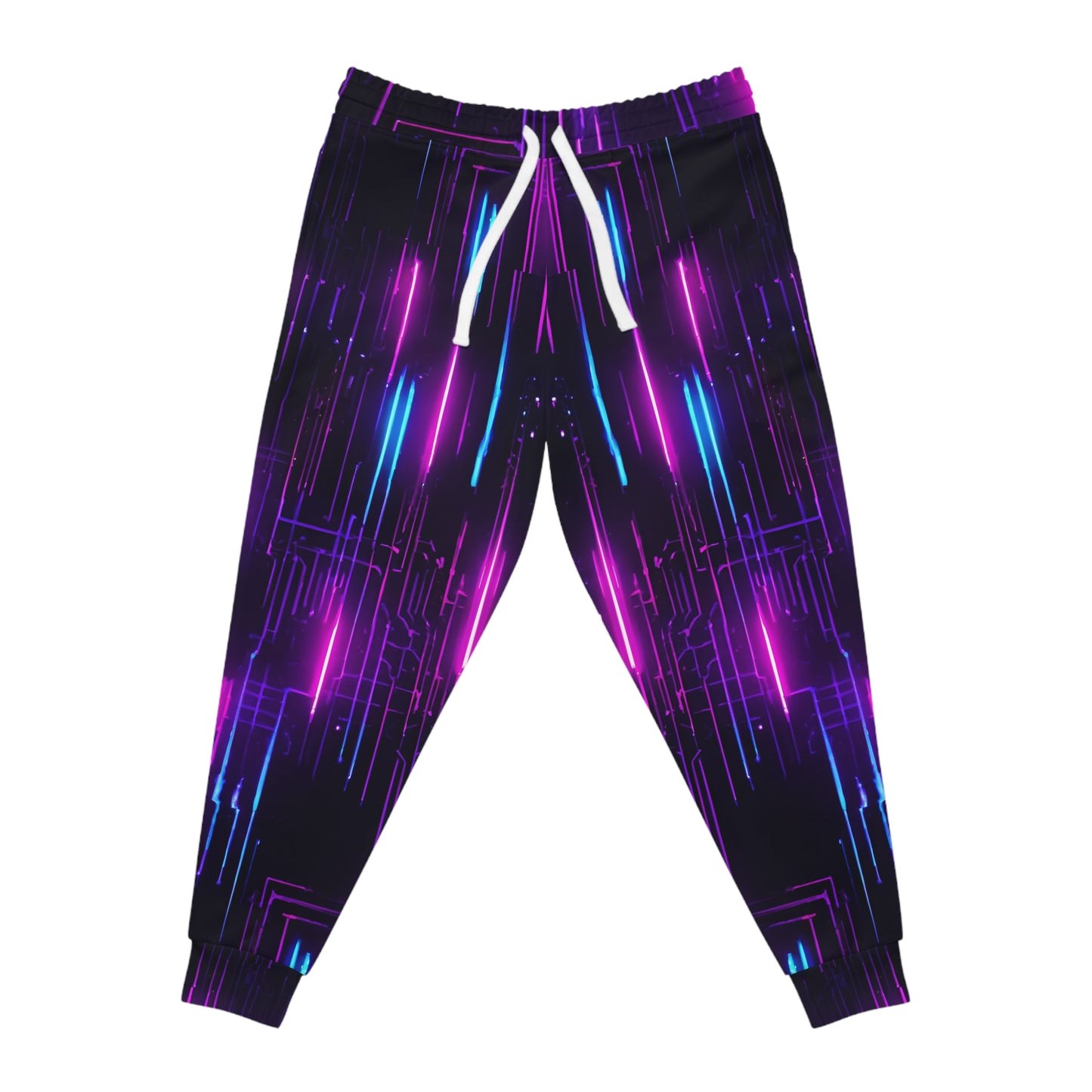 Neon Circuit Athletic Joggers | Trendy Activewear for Fitness Lovers, Stylish Loungewear, Perfect for Gym & Casual Wear, Gift Ideas