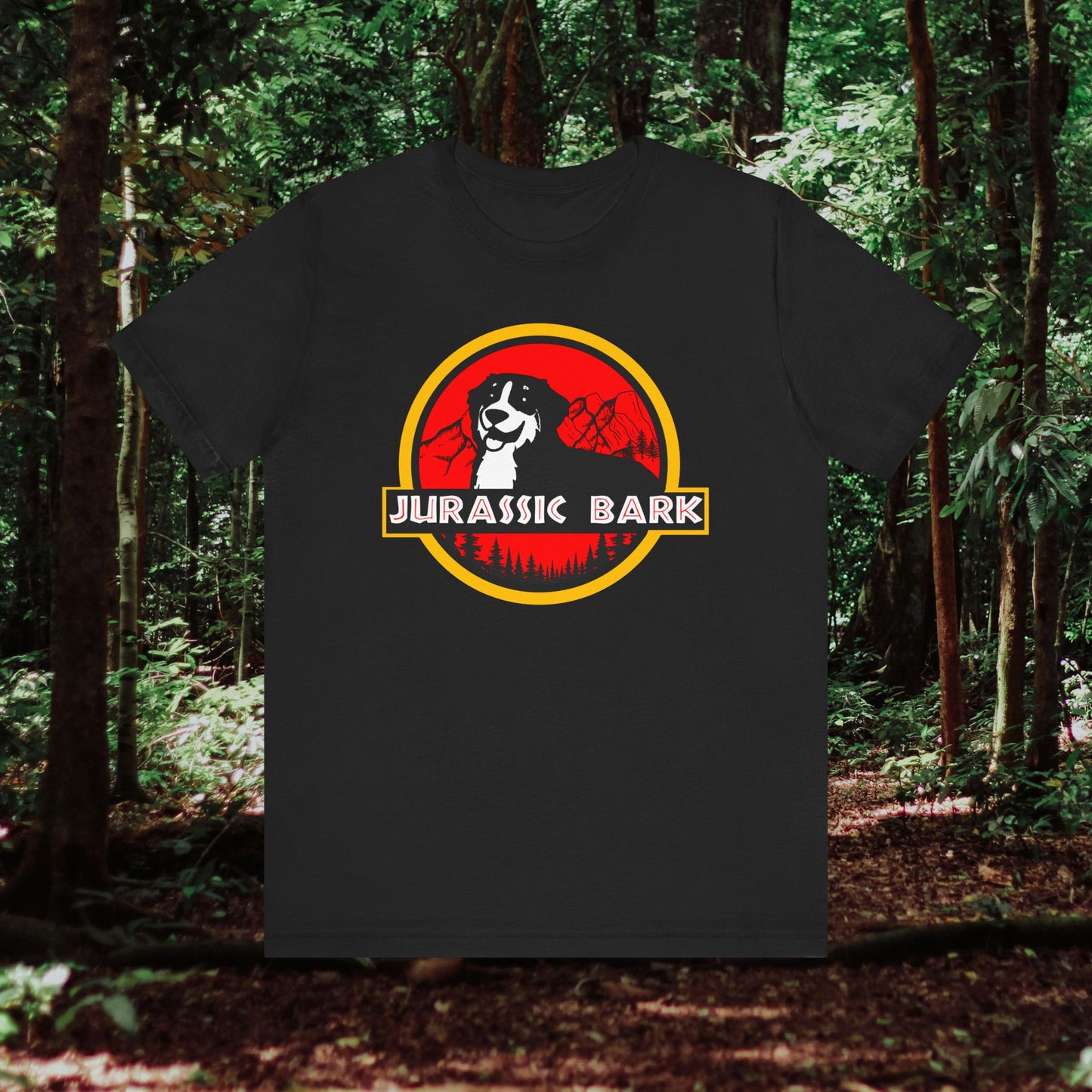 Jurassic Bark Tee - Unisex Dog Lover T-Shirt, Funny Pet Owner Gift, Nature Enthusiast Apparel, Great for Birthdays, Casual Wear, [...]