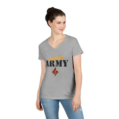 Varney Army Ladies' V-Neck T-Shirt — The Shuli Network Support Tee