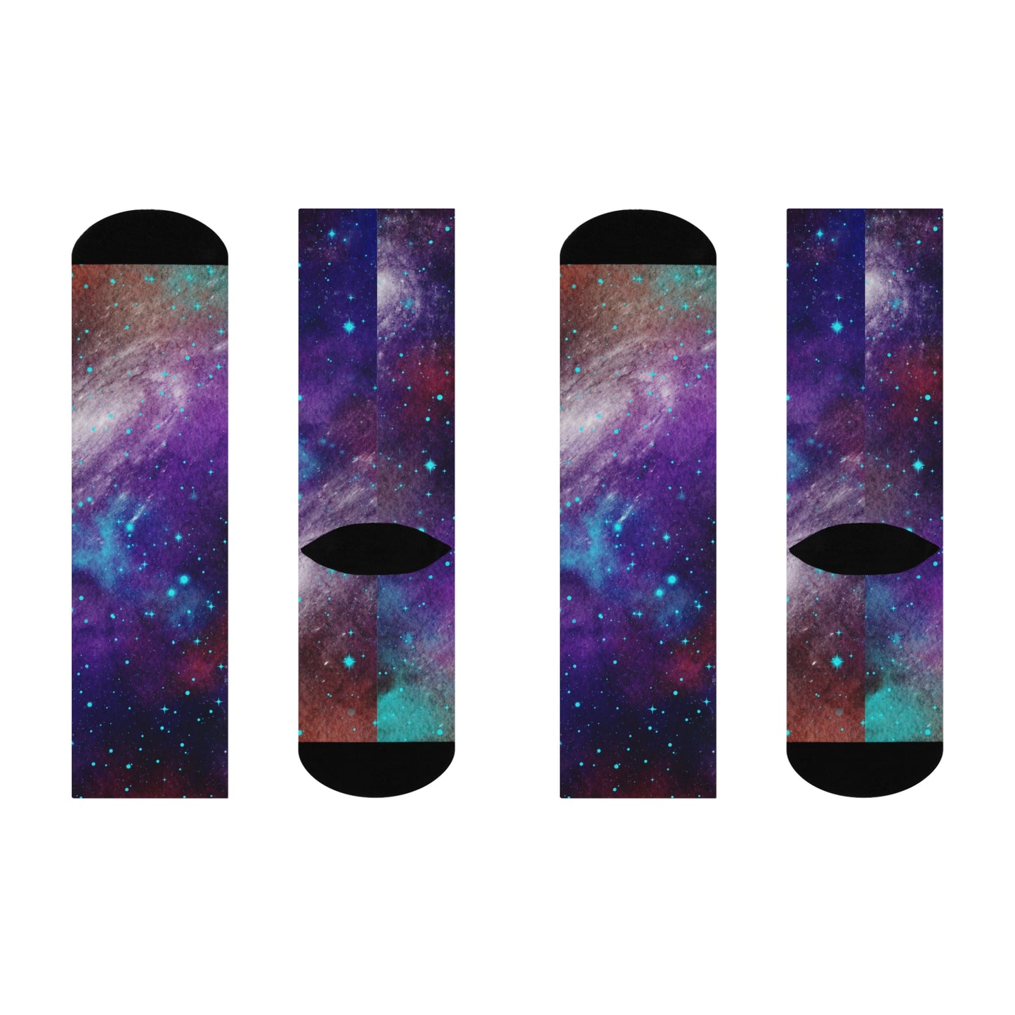 Outer Space Out of this World Cushioned Crew Socks