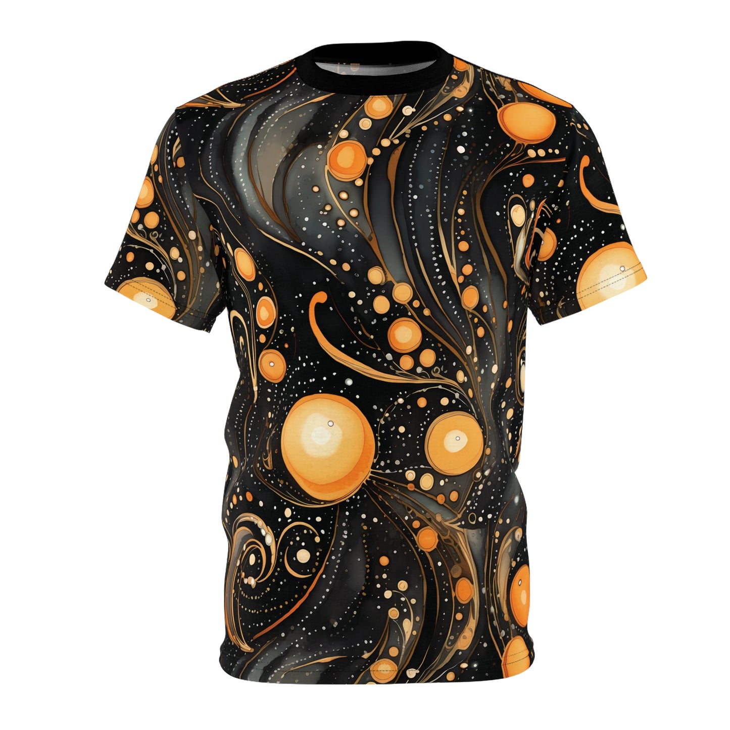 Halloween Swirls Unisex Cut & Sew Tee (AOP)