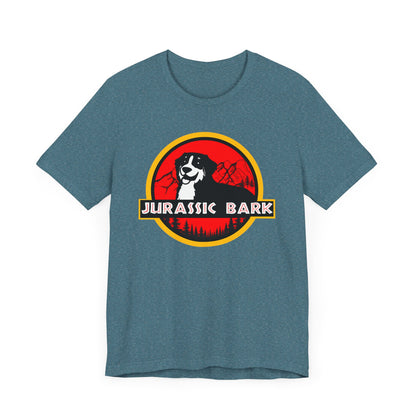 Jurassic Bark Tee - Unisex Dog Lover T-Shirt, Funny Pet Owner Gift, Nature Enthusiast Apparel, Great for Birthdays, Casual Wear, [...]