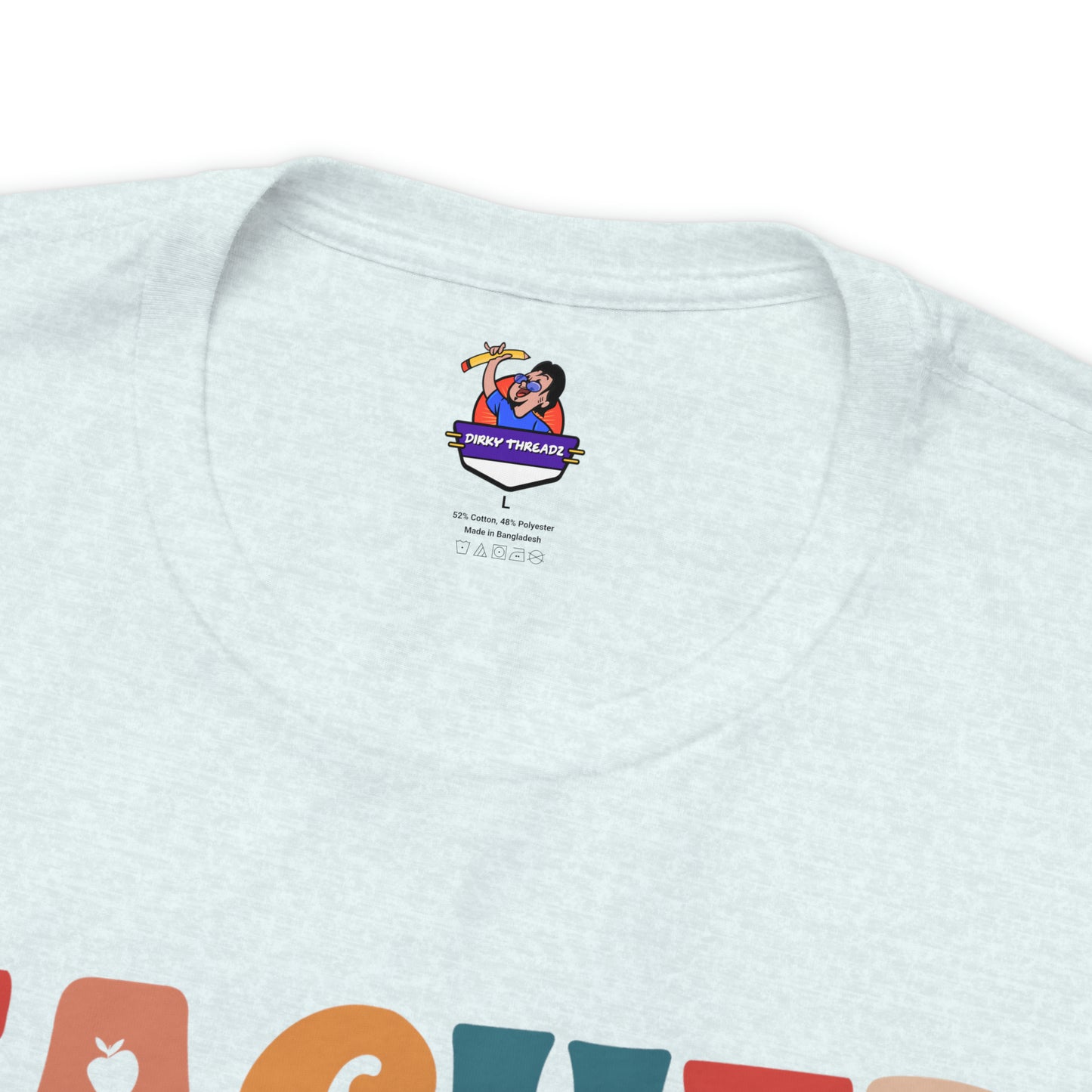 Colorful Teachers Change Lives Back to School Unisex Jersey Short Sleeve Tee Gifts for him, Gifts for Her