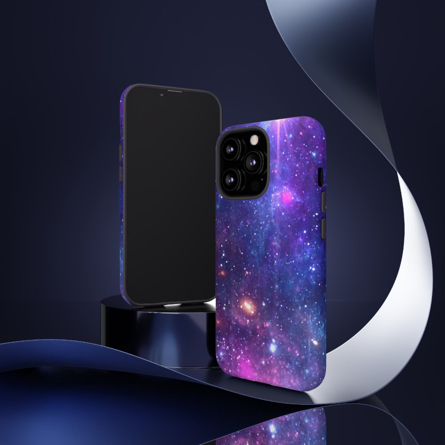 Purple Beyond the Stars Outer Space Out of this World Tough Cases (iPhone, Google, Samsung)