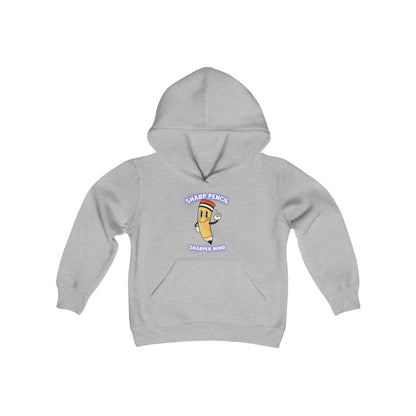 Sharp Pencil Sharper Mind Youth Heavy Blend Hooded Sweatshirt