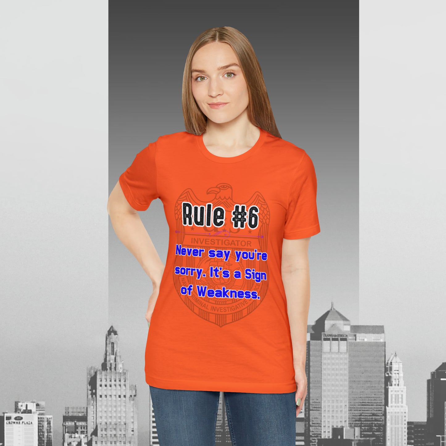 Rules of Gibbs #6 Never Say You're Sorry Unisex Jersey Short Sleeve Tee