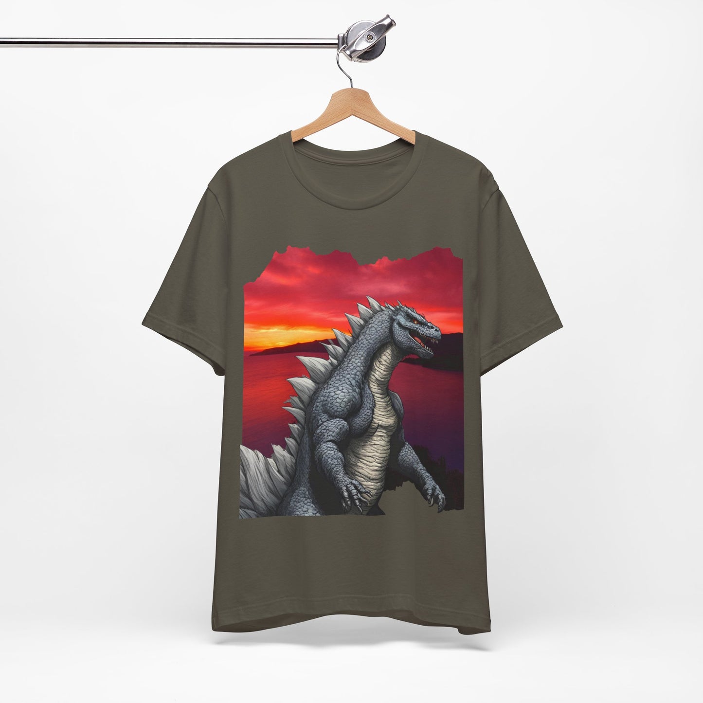 🦎 “Godzilla-Inspired Lizard Unleashed Tee: Roar Your Style!” 🌟Unisex Jersey Short Sleeve Tee