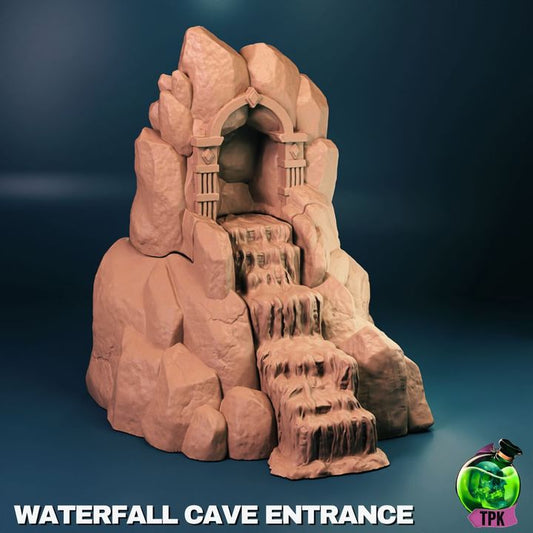 Waterfall Cave Entrance Terrain Piece