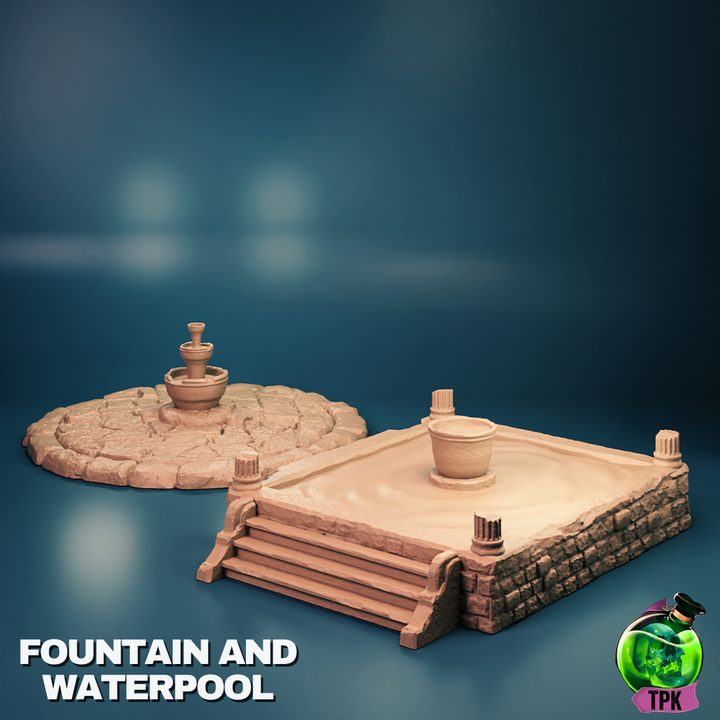 Fountain and Waterpool