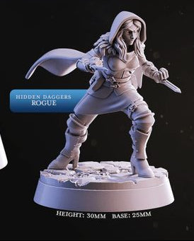 Rogue Sisters Miniatures - Nightdagger Rogues