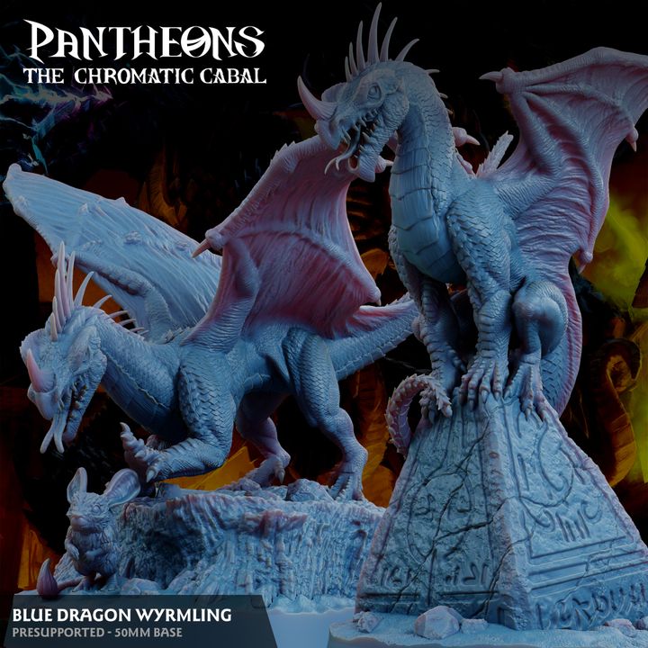 Wyrmling Blue Dragon