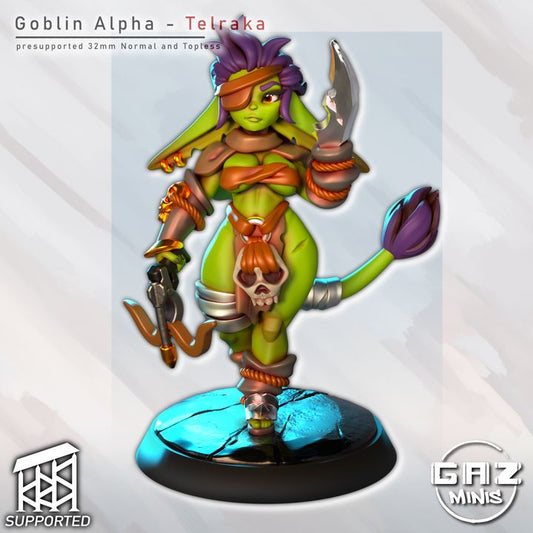 Telraka - Goblin Alpha – (32mm scale, SFW/NSFW)