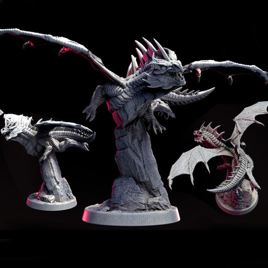 Young (Wyrmling) Red Dragon Miniatures