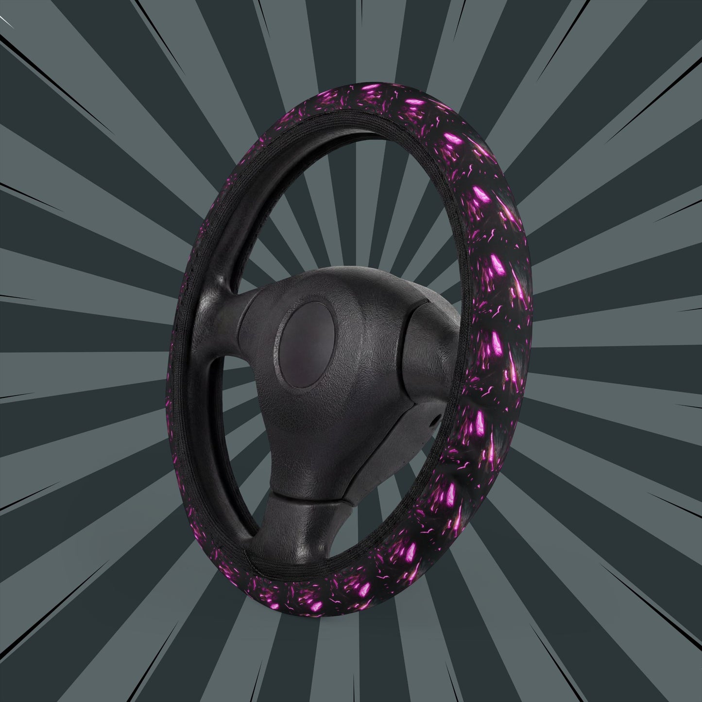 Purple Galaxy Steering Wheel Cover — Sparkle Car Grip