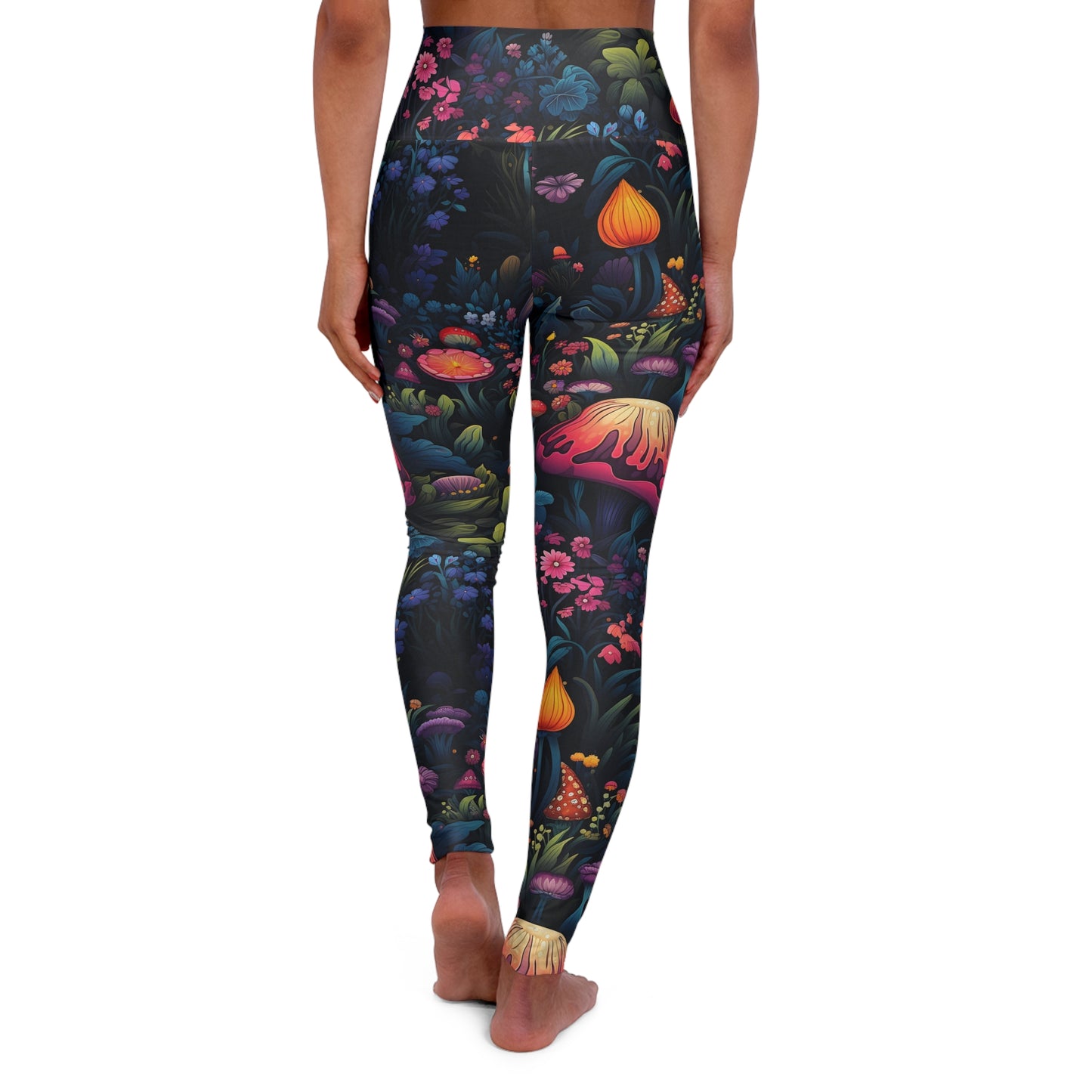 Fairy Tale Magical Forest High Waisted Yoga Leggings (AOP)