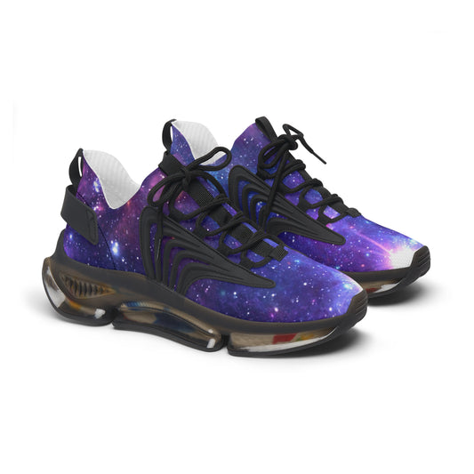 Purple Beyond the Stars Outer Space Out of this World Women's Mesh Sneakers