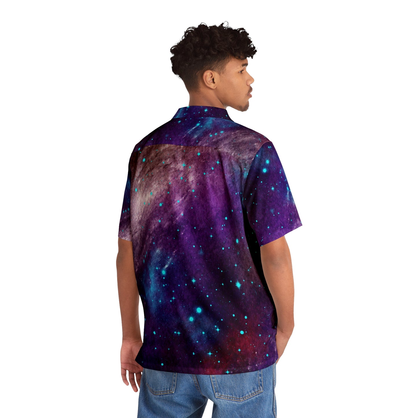 Outer Space Out of this World Men's Hawaiian Shirt (AOP)