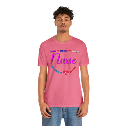 Comfy and Cozy Nurse Bella+Canvas 3001 Jersey T-Shirt: Perfect Gift for Nurses and Nursing Students, Soft Fabric, Various Sizes Available