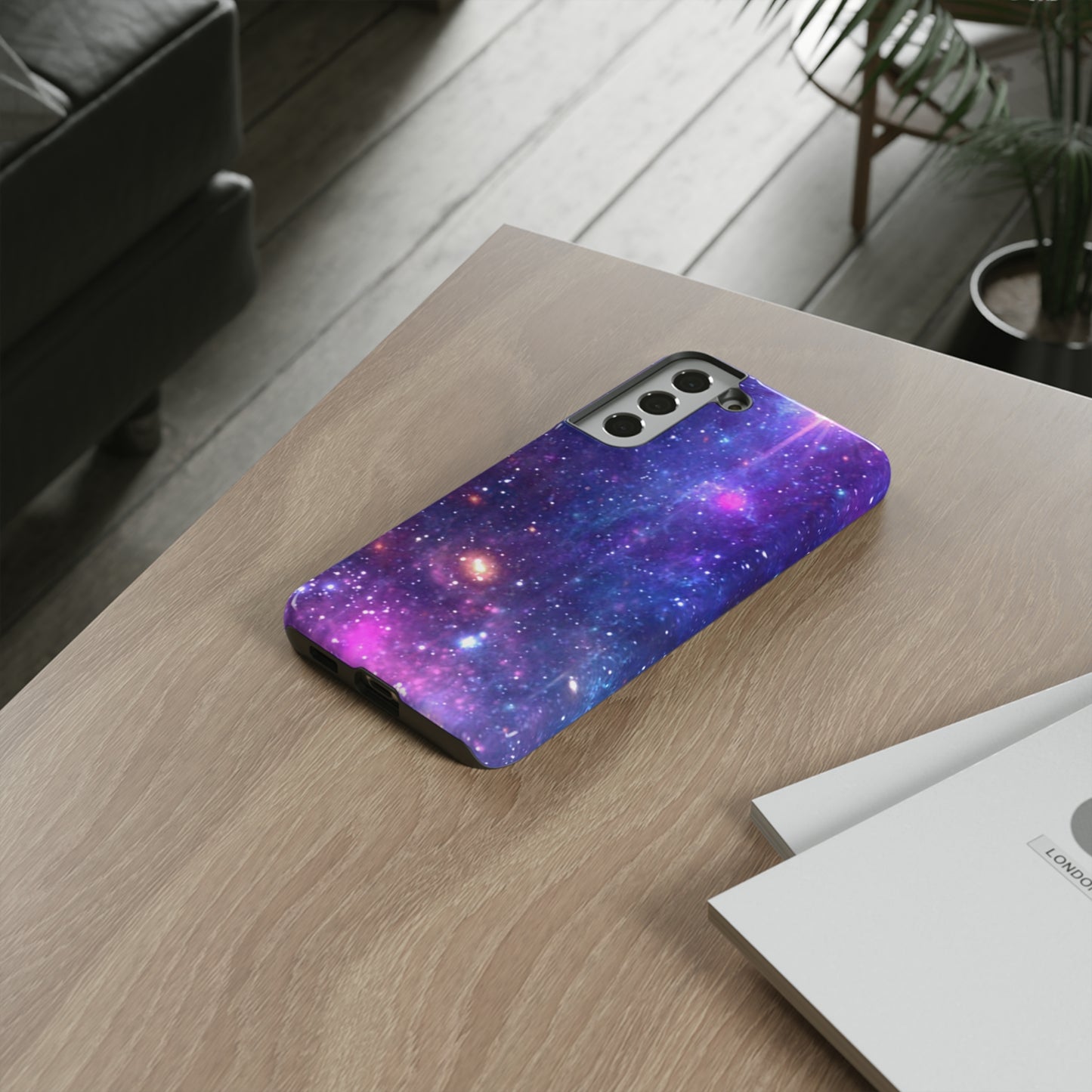 Purple Beyond the Stars Outer Space Out of this World Tough Cases (iPhone, Google, Samsung)