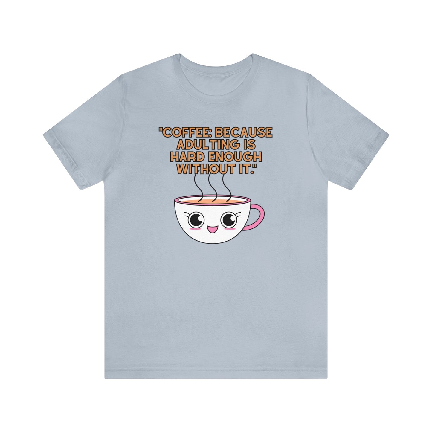 Funny Coffee Unisex Jersey Short Sleeve Tee, Caffeine Couture, Morning Laughter Apparel, Espresso Yourself , Brew-tiful Quips Shirt 46