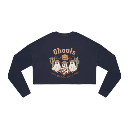 Ghouls Just Wanna Have Fun Women's Cropped Sweatshirt