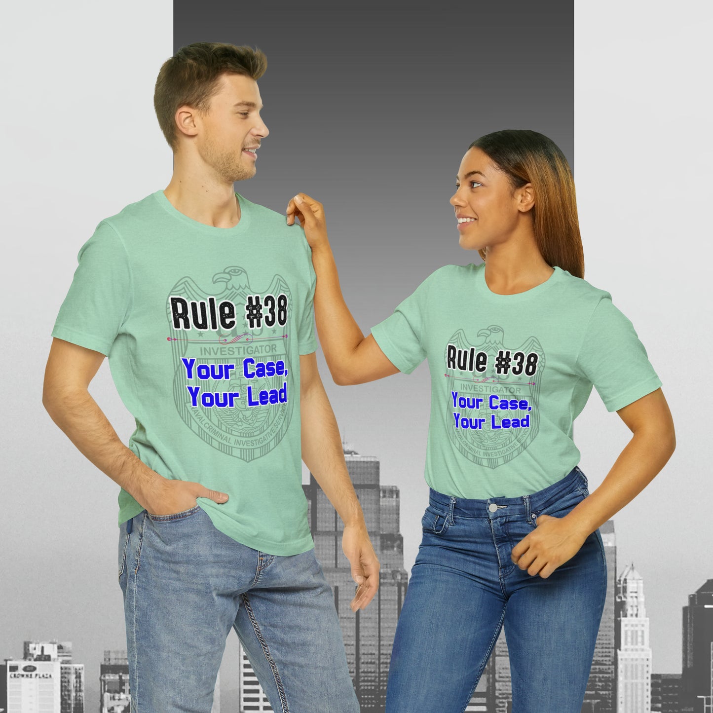 Rules of Gibbs #38 Your Case, Your Lead Unisex Jersey Short Sleeve Tee