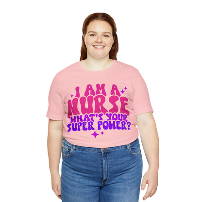 Comfy and Stylish Bella+Canva 3001 Nurse T-Shirt: Perfect Gift for Professionals & Nursing Students, Soft Fabric, Various Sizes Available
