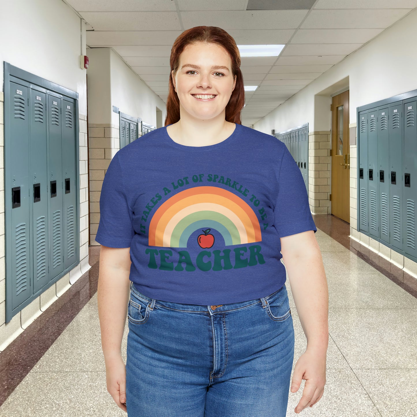 It takes alot of Sparkle to be a Teacher Unisex Jersey Short Sleeve Tee