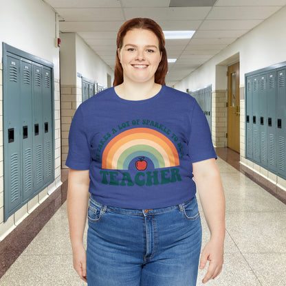 It takes alot of Sparkle to be a Teacher Unisex Jersey Short Sleeve Tee