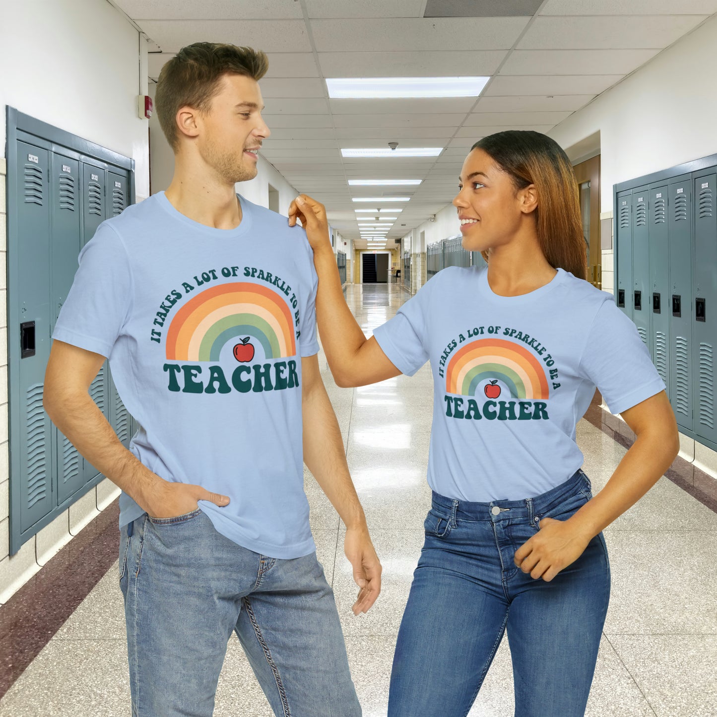 It takes alot of Sparkle to be a Teacher Unisex Jersey Short Sleeve Tee