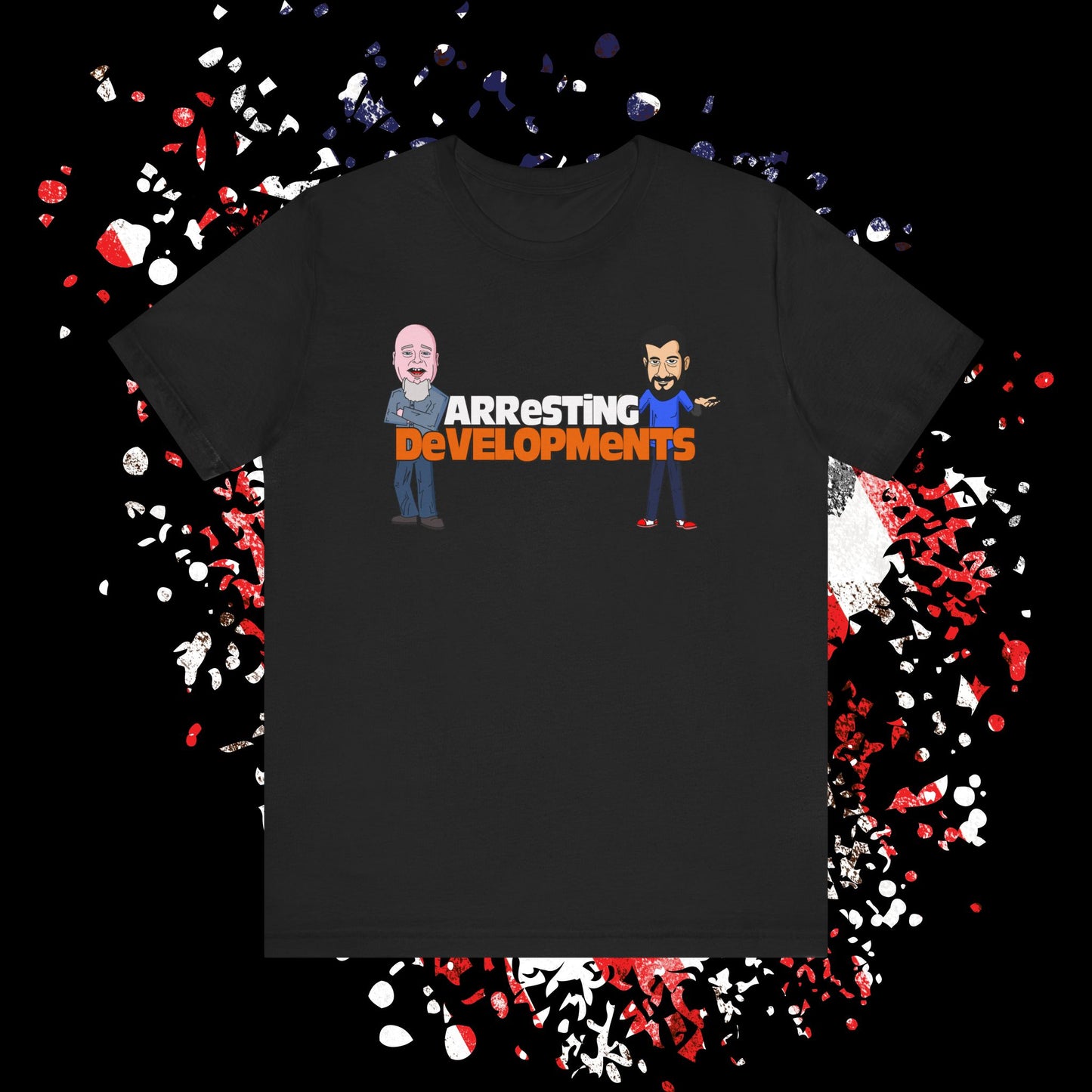 Arresting Developments Tee - Unisex Jersey Short Sleeve Shirt, Funny Graphic Tee, Gift for Detectives, Crime Show Lovers, Casual Wear
