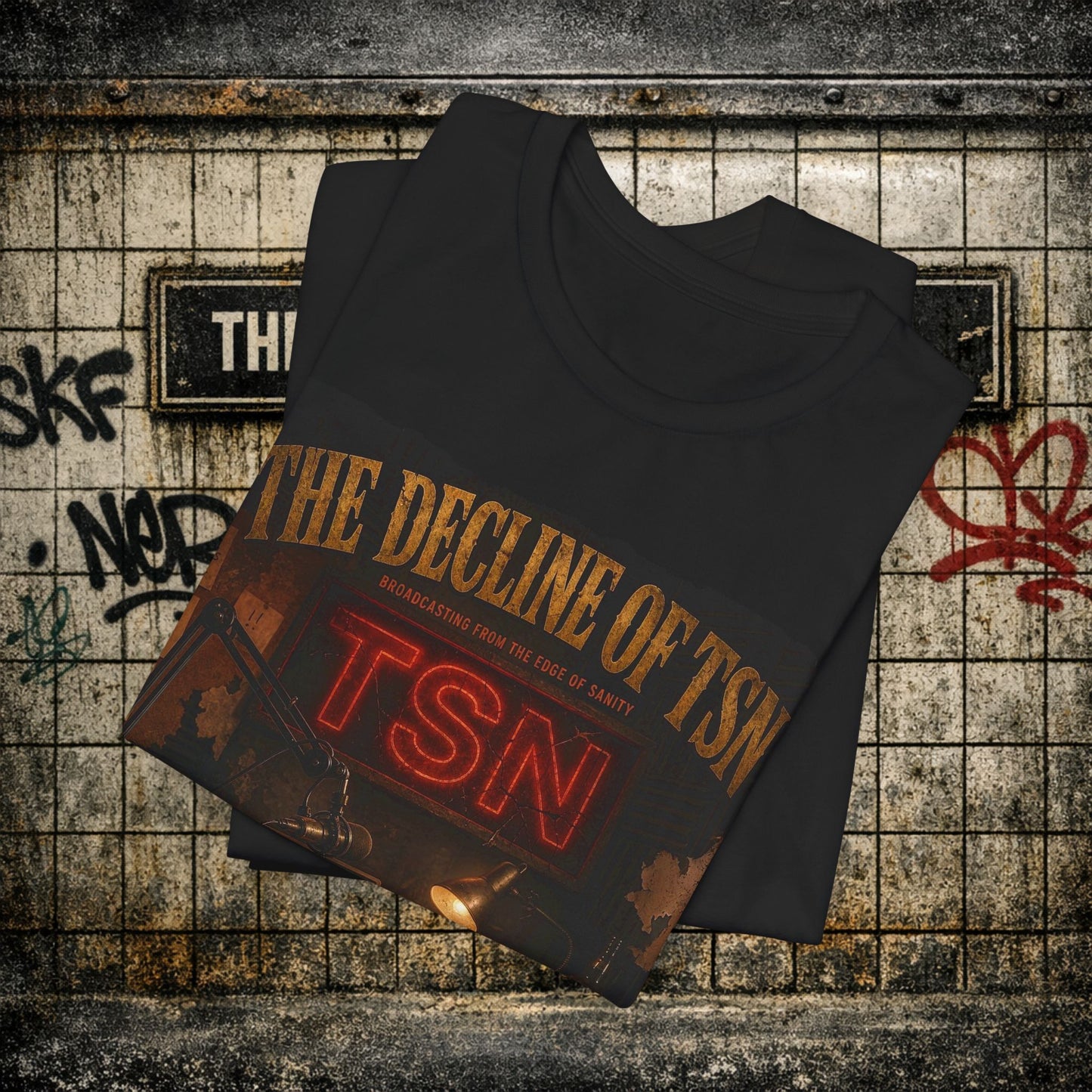 The Decline of TSN "On Air" Vintage Radio Tee