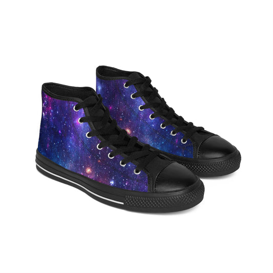 Purple Beyond the Stars Outer Space Out of this World Women's Classic Sneakers