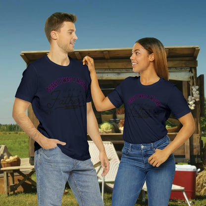Sorry I was a Mistake, Happy Father's Day Unisex Jersey Short Sleeve Tee