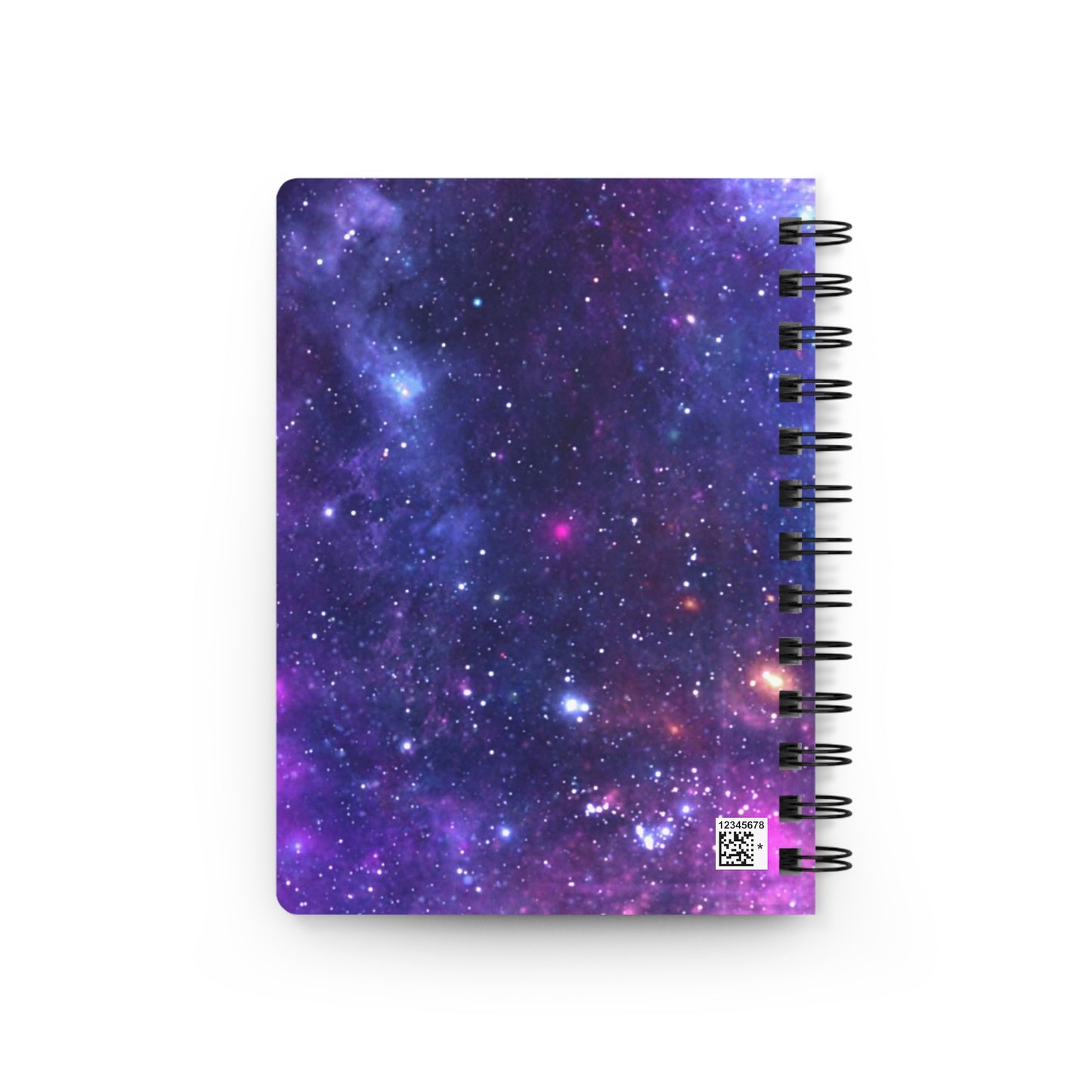 Purple Beyond the Stars Outer Space Out of this World Spiral Bound Journal