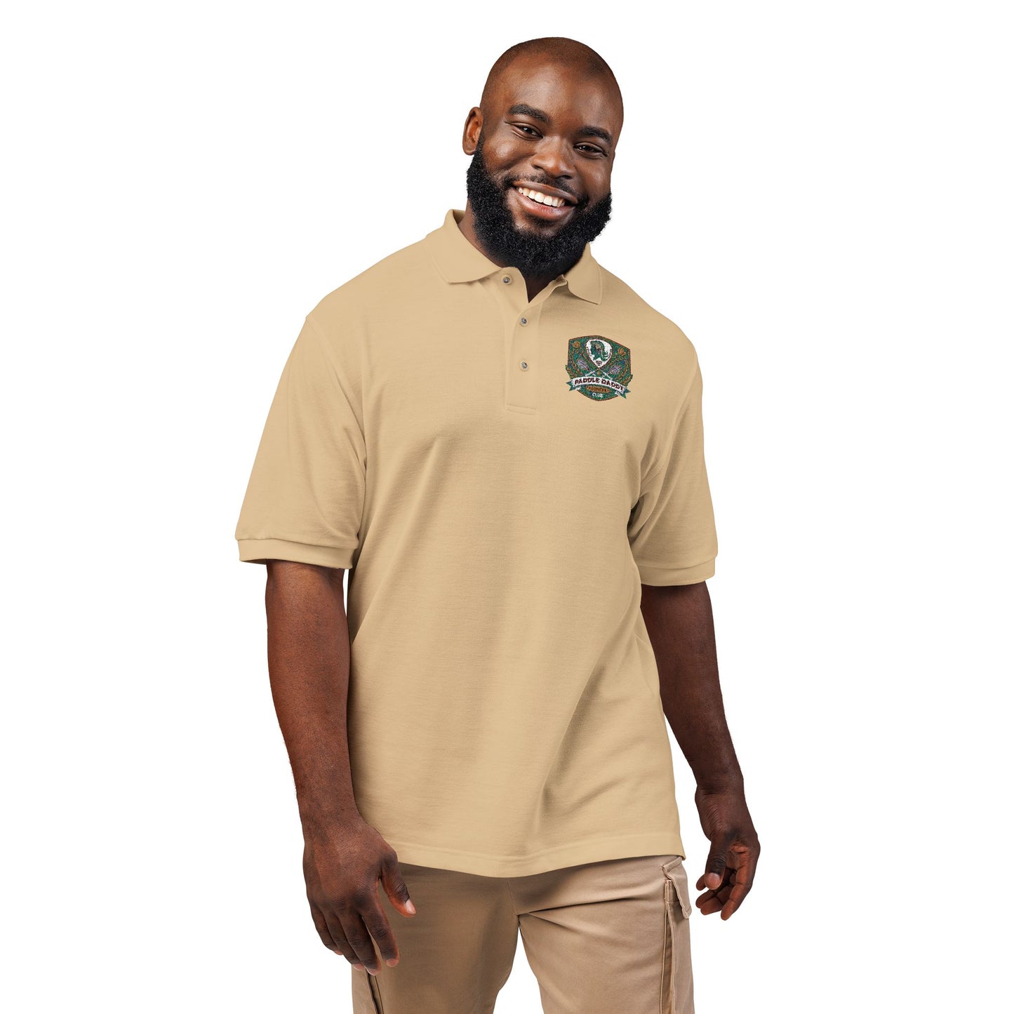 Paddle Daddy Country Club Polo  Embroidered Unisex Elegance for the Ironically Elite