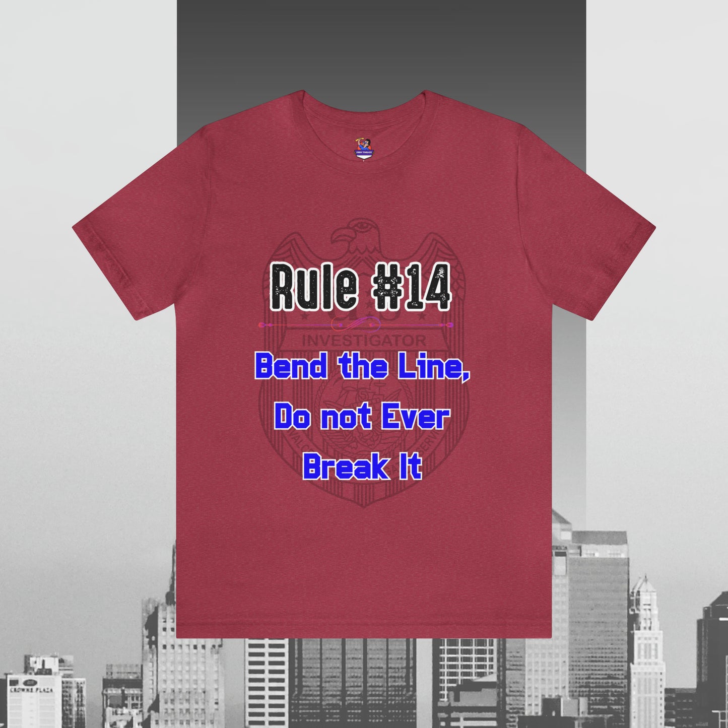 Rules of Gibbs #14 Bend the Line, Do not Break the Line Unisex Jersey Short Sleeve Tee