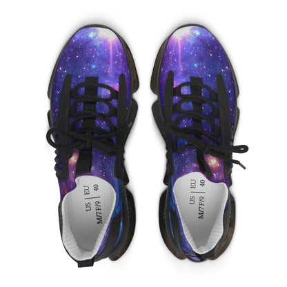 Purple Beyond the Stars Outer Space Out of this World Women's Mesh Sneakers