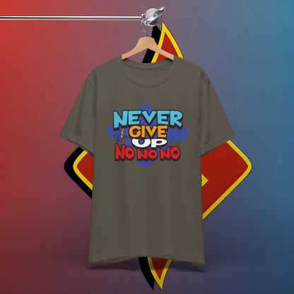 Never Give Up No No No #skoal" Unisex Jersey Short Sleeve Tee